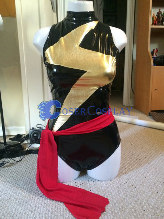 Marvel Super Heroes Carol Danvers PVC Cosplay Costume